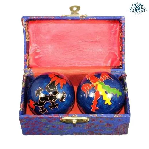 Boule chinoise bleu roi