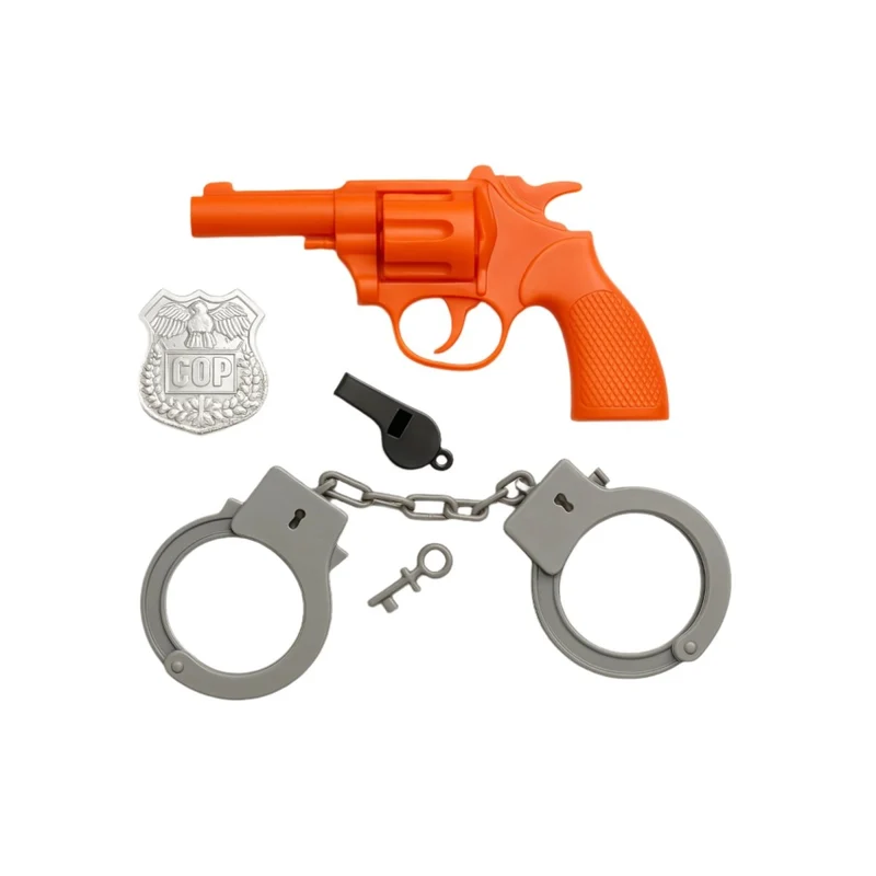 Police Accessory Set, 5 Count