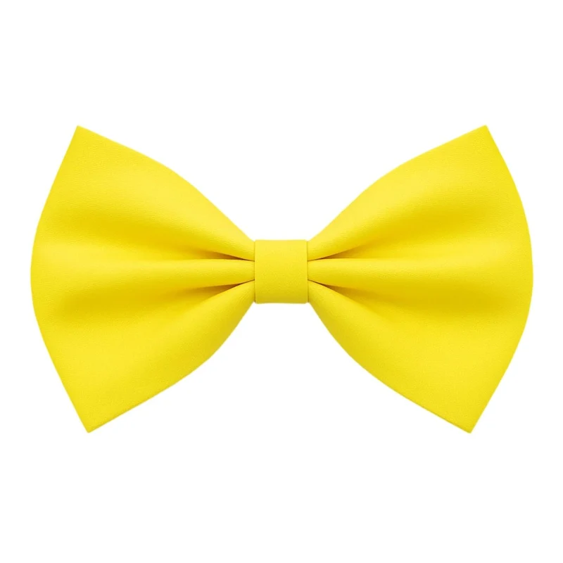 Yellow Bow Tie with Adjustable Strap, 1 Count