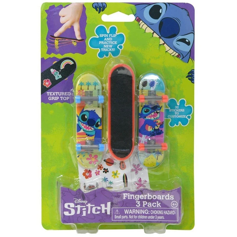 Stitch Fingerboards, Disney, 3 Count