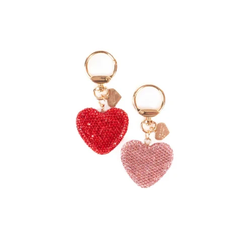 Great Pretenders Sparkling Crystal Heart Bag Charm for Kids