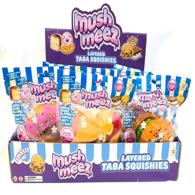 Mushmeez Layered Taba Squishies, Assortment, 1 Count