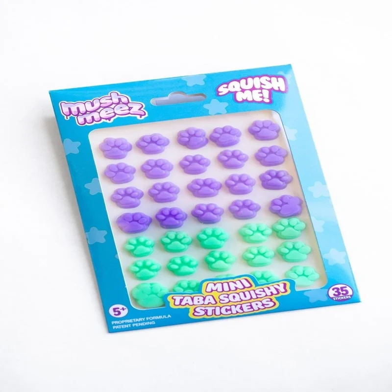 Mushmeez Squishy Stickers, 35 Count