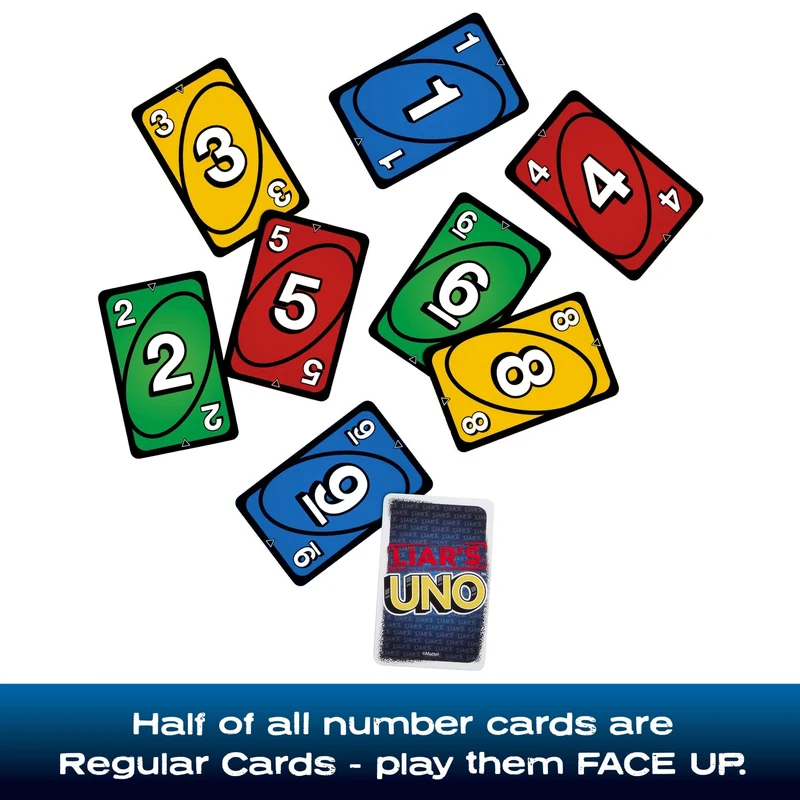 Liar's UNO Card Game for Families and Game Nights