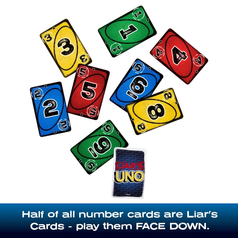 Liar's UNO Card Game for Families and Game Nights