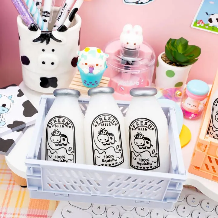 Fresh Milk Bottle Squishy Sensory Toy