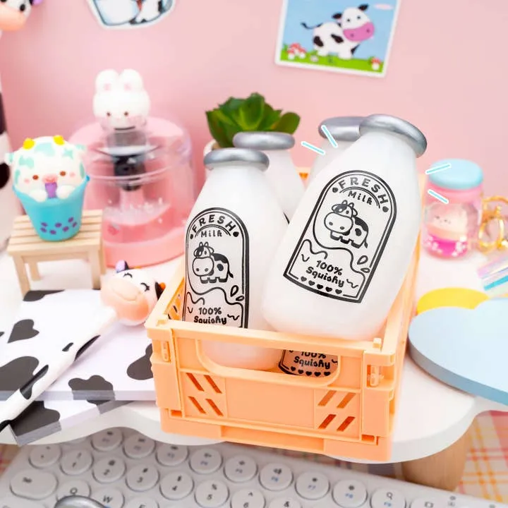 Fresh Milk Bottle Squishy Sensory Toy