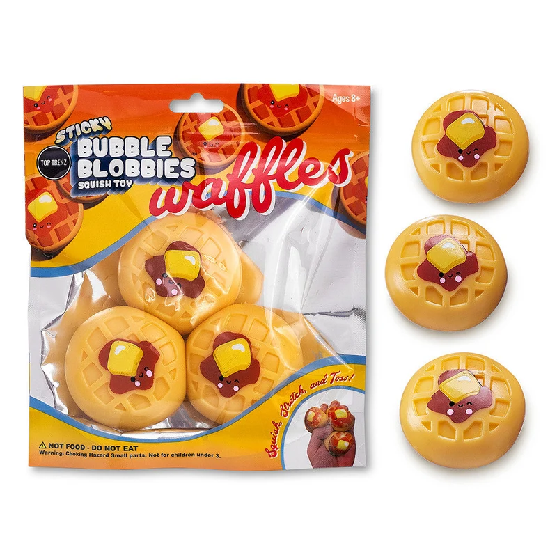 Sticky Bubble Blobbies Waffle Fidget Toy Squishy Stress Relief Fun