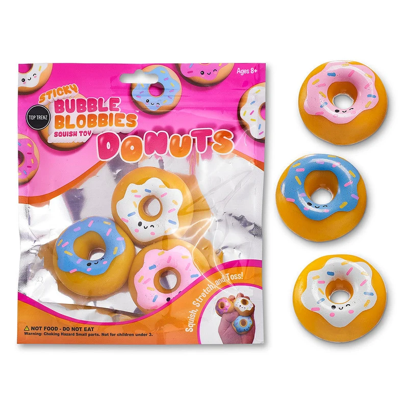 Sticky Bubble Blobbies Donut Squishy Fidget Toy For Kids