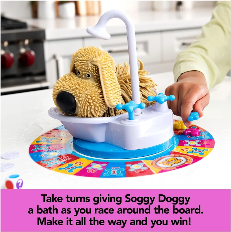 Soggy Doggy Interactive Bath Time Kids Board Game 2-4 Players
