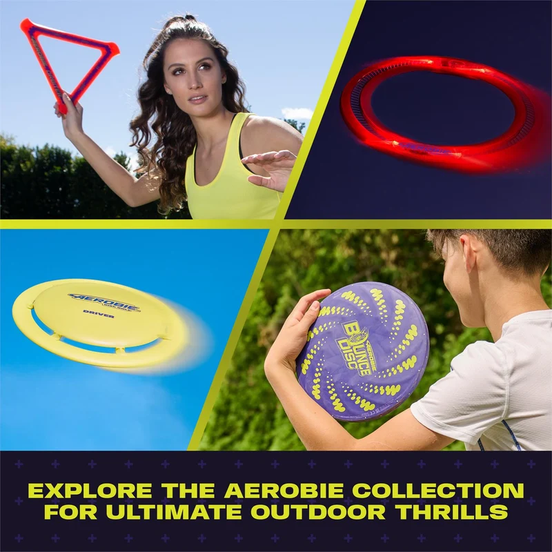 Aerobie Sprint Ring Assortment High-Performance Flying Disc for Outdoor Play