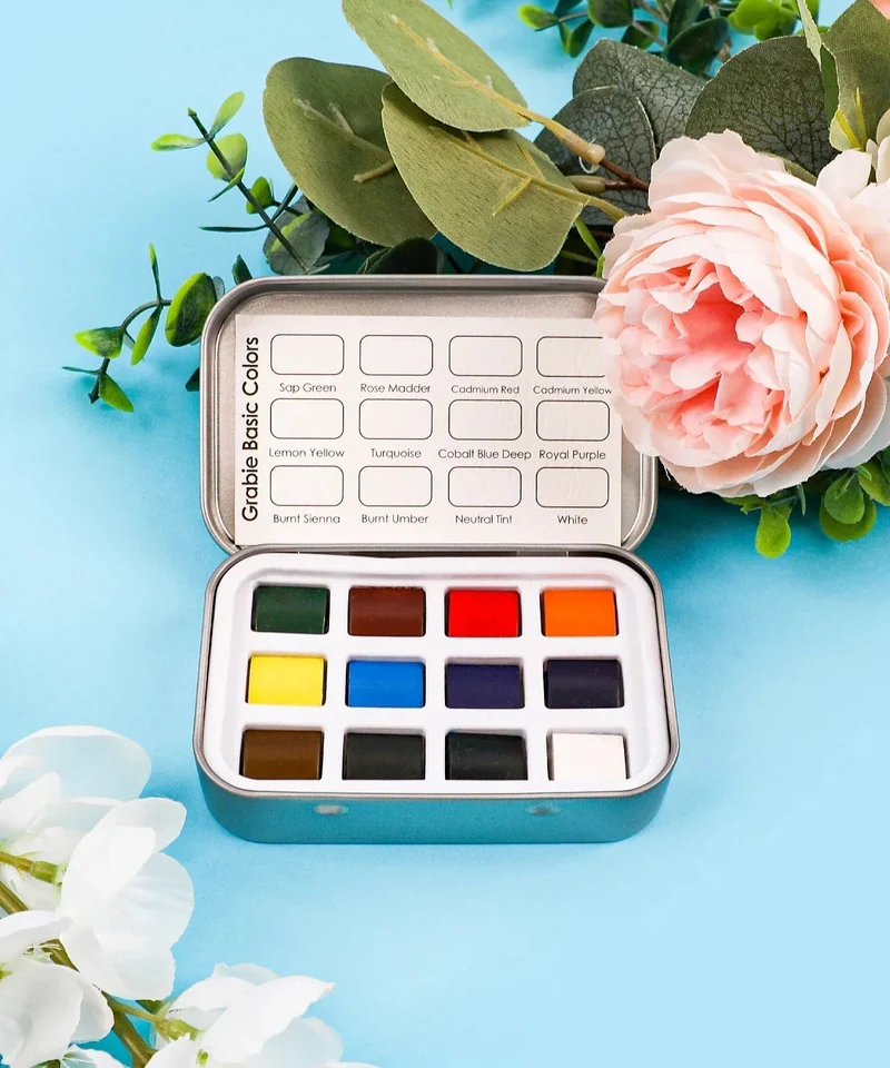 Grabie Watercolor Pocket Essential Portable Artist Colors