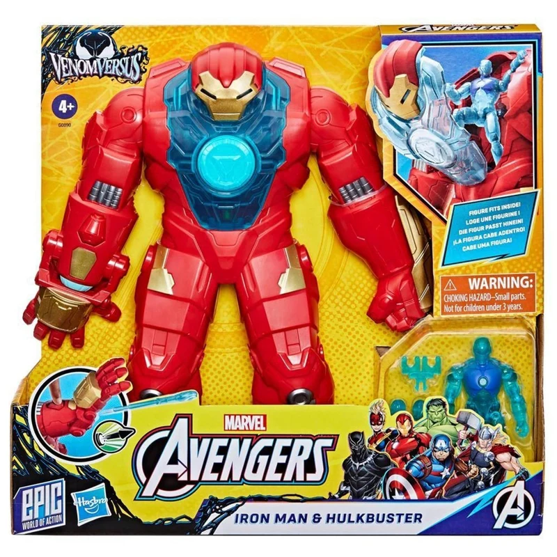 Iron Man & Hulkbuster Action Figure, Avengers, 1 Count