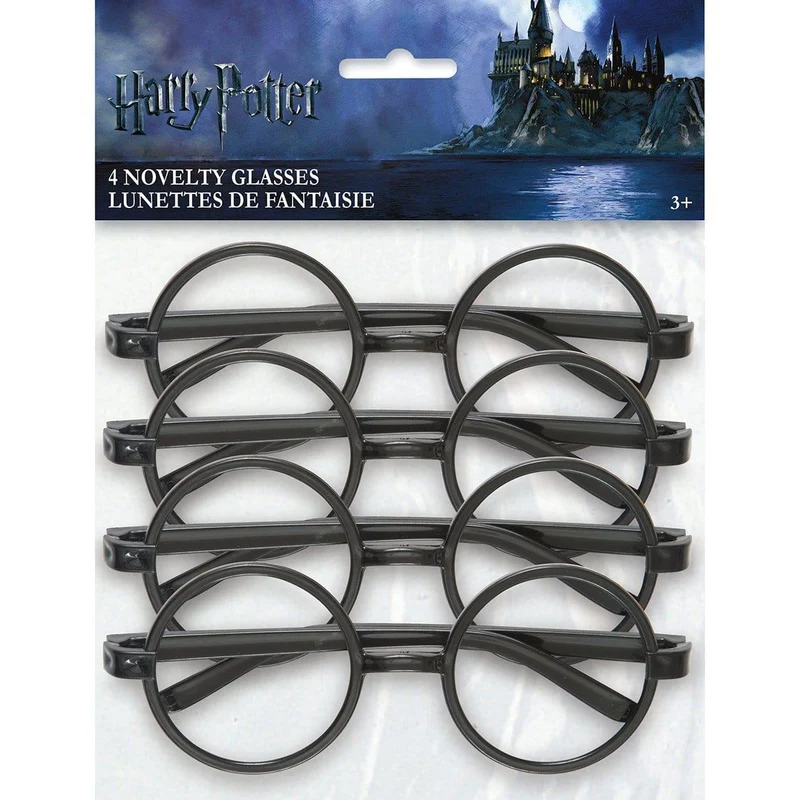 Harry Potter plastic glasses, 4 per package