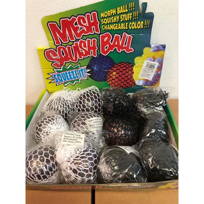 Mesh Squish Ball, Assortment, 1 Count