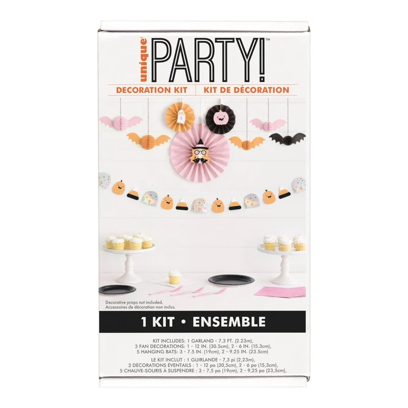Groovy Halloween Paper Decoration Kit, 9 Count