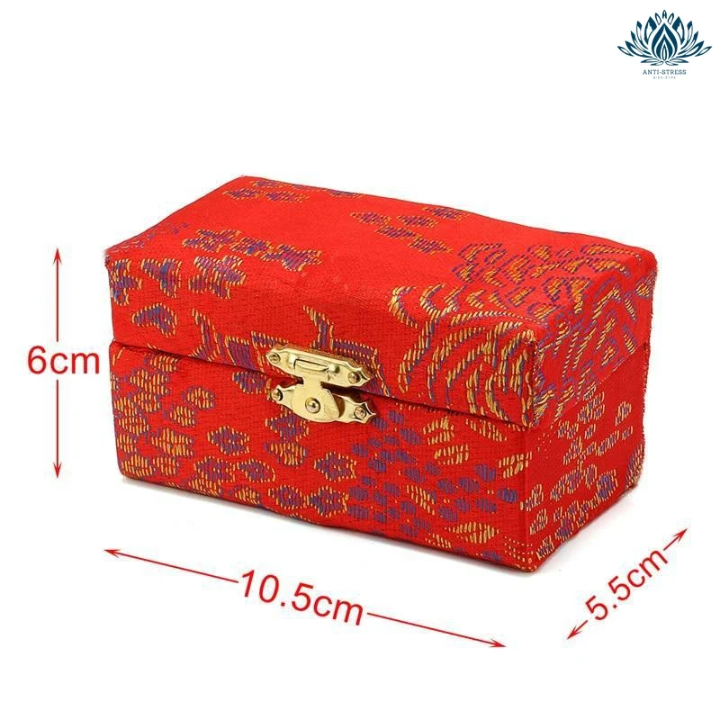 Boules chinoises rouge Yin Yang