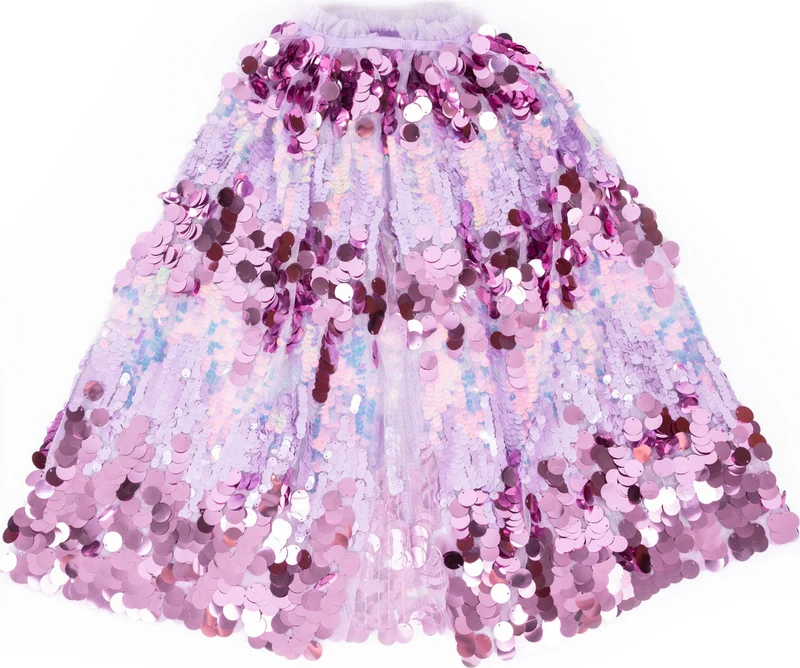 The 5th Avenue Purple Pailette Cape for Kids Size 4-6