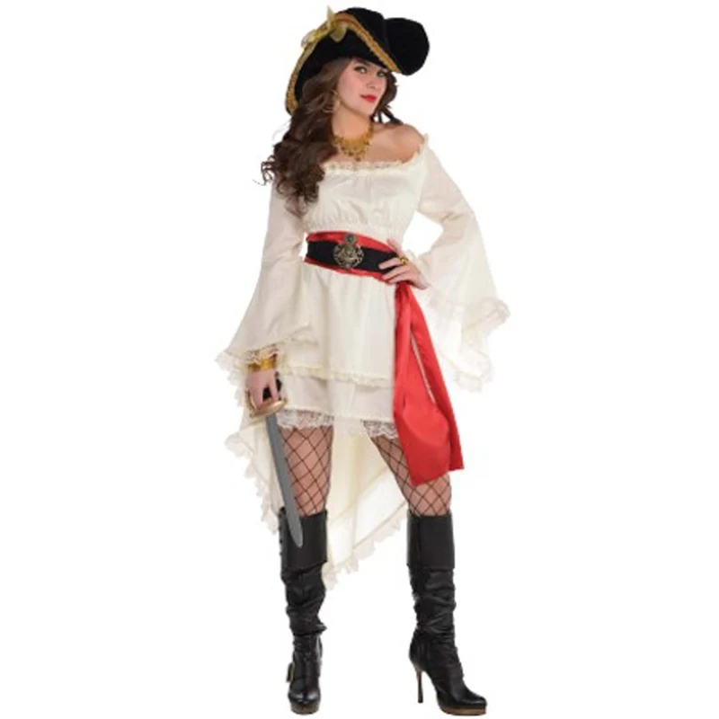 Pirate Dress for Adults, White Dress