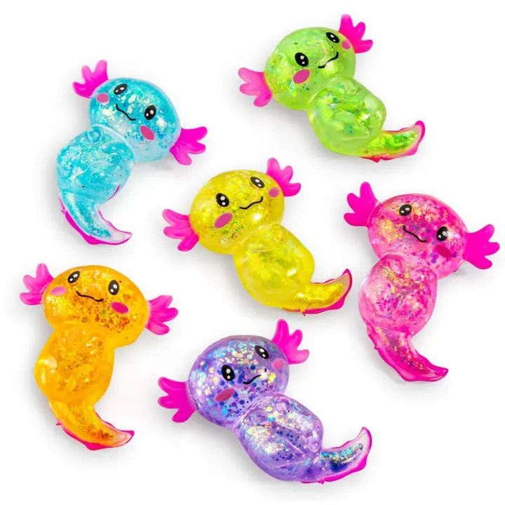 Gummy Axolotl Pets Sensory Squishy Toy, Soft Stress Relief Fun