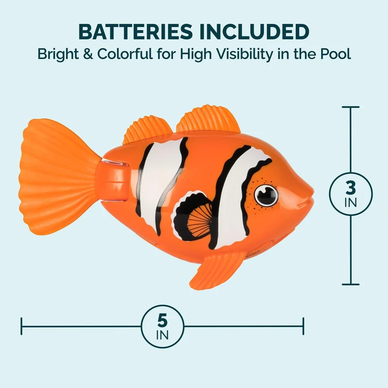 SwimWays Rainbow Reef Water-Activated Swimming Pool Fish Dive Toy