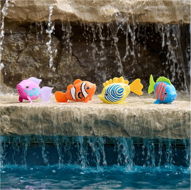 SwimWays Rainbow Reef Water-Activated Swimming Pool Fish Dive Toy
