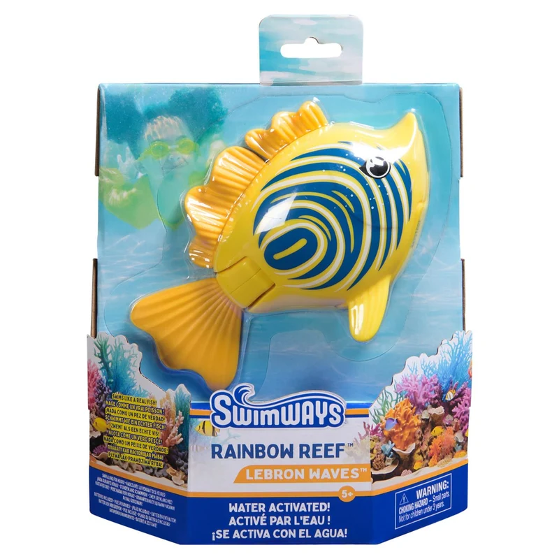 SwimWays Rainbow Reef Water-Activated Swimming Pool Fish Dive Toy