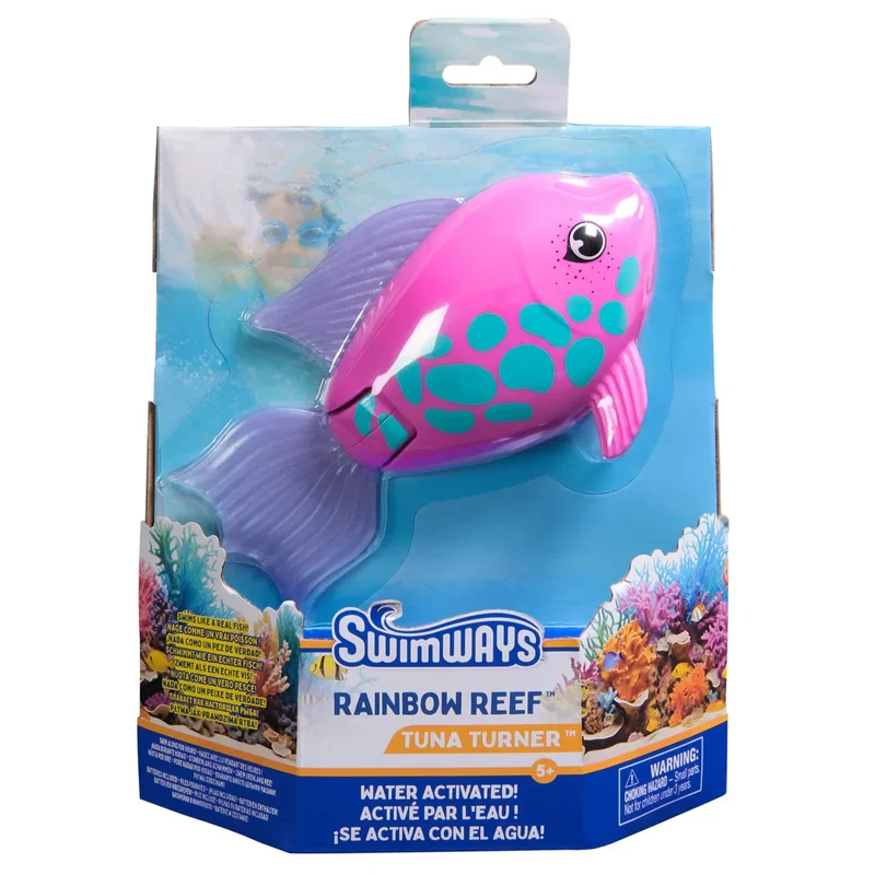 SwimWays Rainbow Reef Water-Activated Swimming Pool Fish Dive Toy