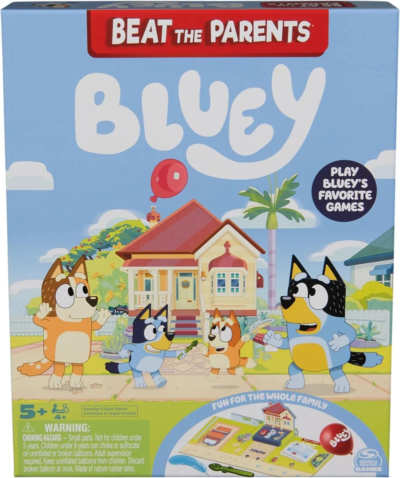 Spin Master Games Bluey Beat The Parents Family Board Game