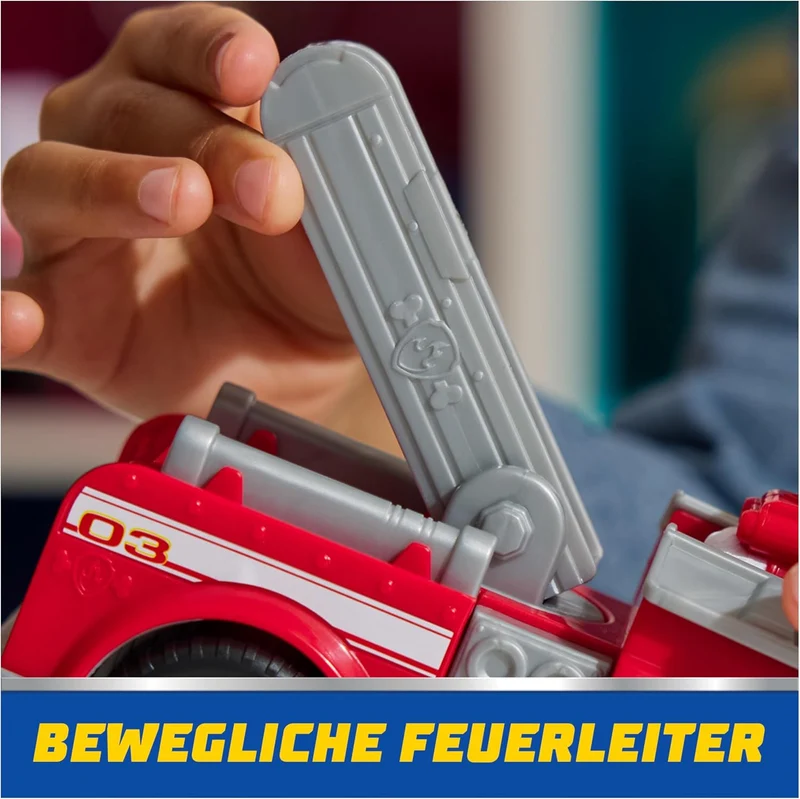 Paw Patrol Marshall Fire Truck Toy with Collectible Action Figure