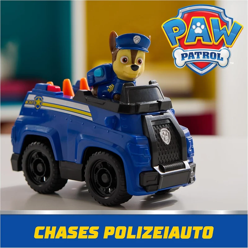PAW Patrol Chase Police Cruiser Toy Vehicle with Action Figure