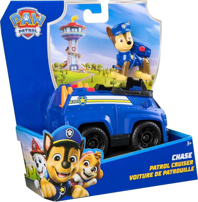 PAW Patrol Chase Police Cruiser Toy Vehicle with Action Figure