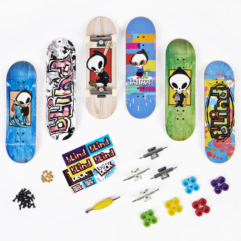 Tech Deck Sk8shop Fingerboard Bonus Pack Collectible Mini Skateboards Set