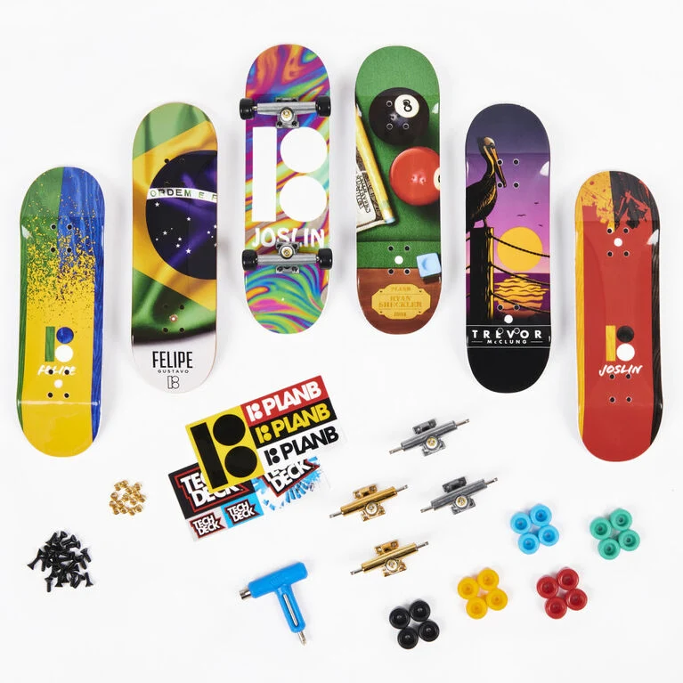 Tech Deck Sk8shop Fingerboard Bonus Pack Collectible Mini Skateboards Set
