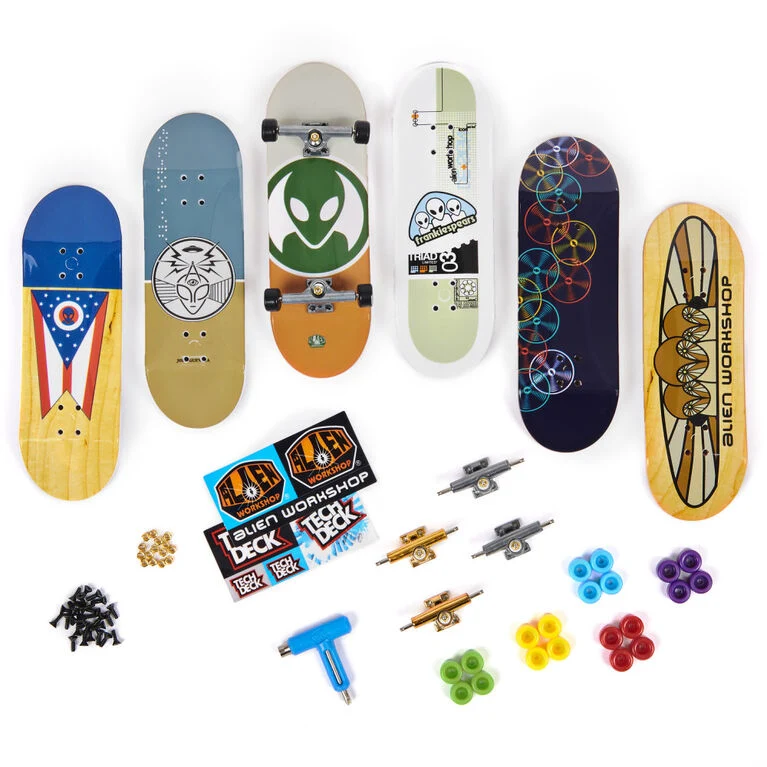Tech Deck Sk8shop Fingerboard Bonus Pack Collectible Mini Skateboards Set