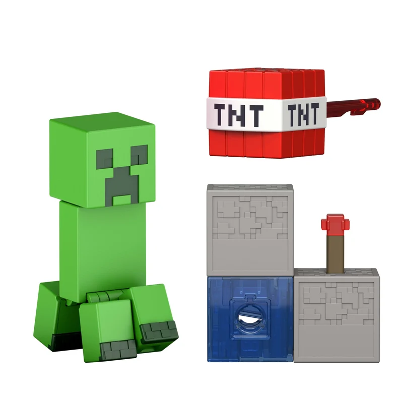 Minecraft Creeper Action Figure 3.25-Inch Scale Collectible Toy Set
