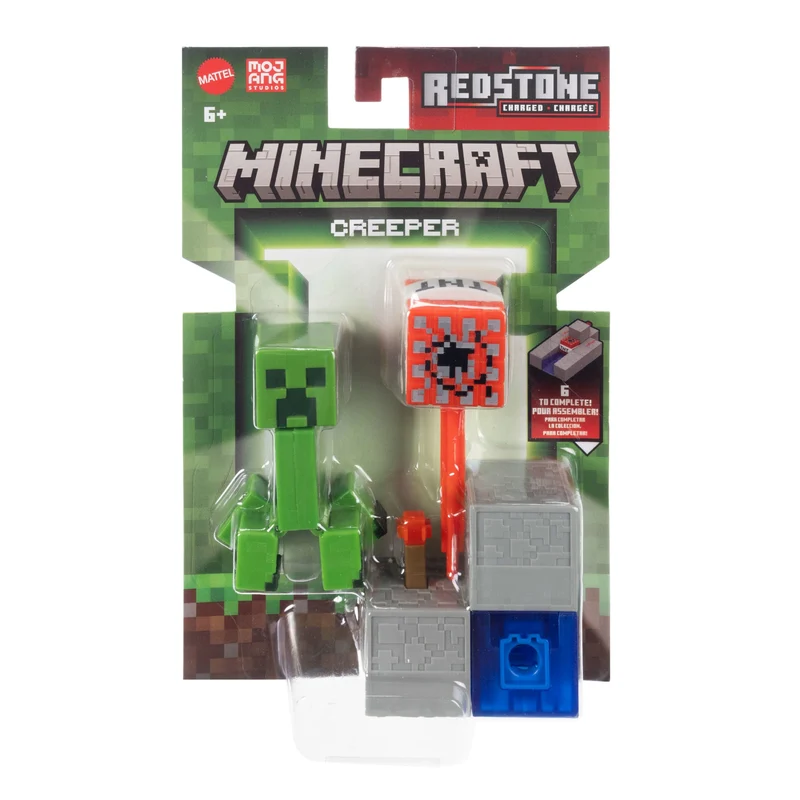 Minecraft Creeper Action Figure 3.25-Inch Scale Collectible Toy Set