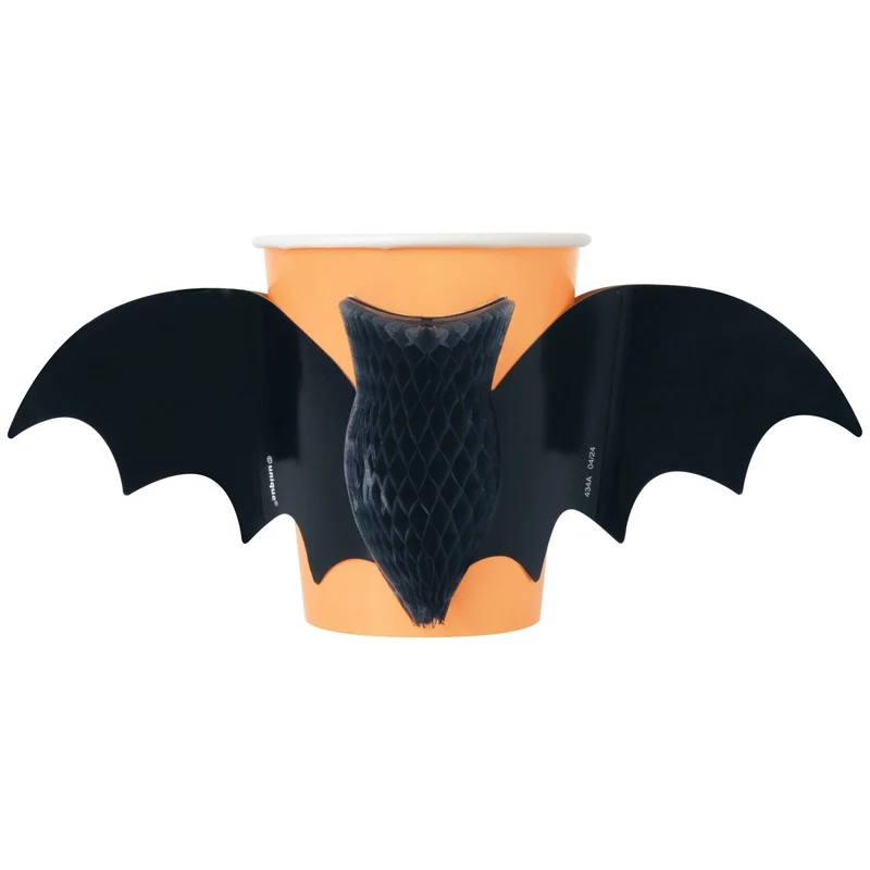 Groovy Halloween Paper Cups with Pop-Outs, 4 Count