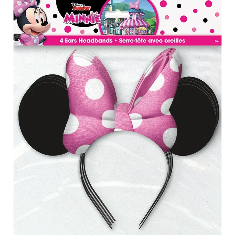 Minnie Mouse Birthday Headband, Disney, 4 Count