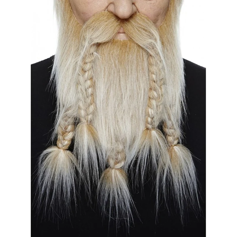 Blond Mustache and Beard, 1 Count