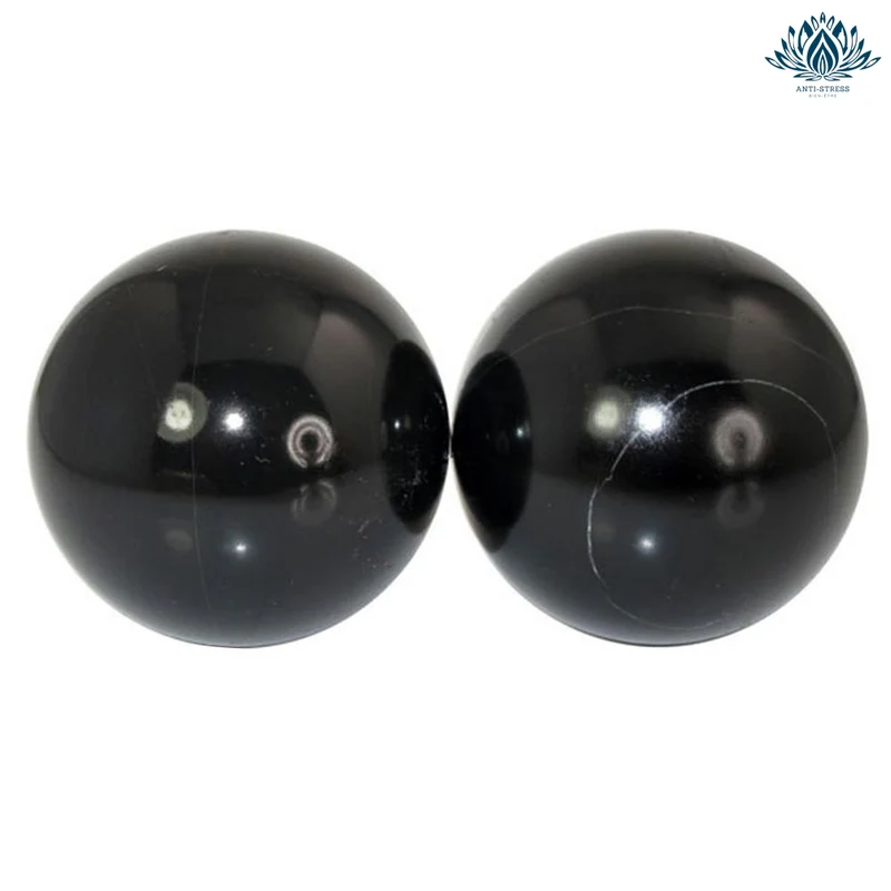 Boules chinoises anti-stress en pierre d'aiguille