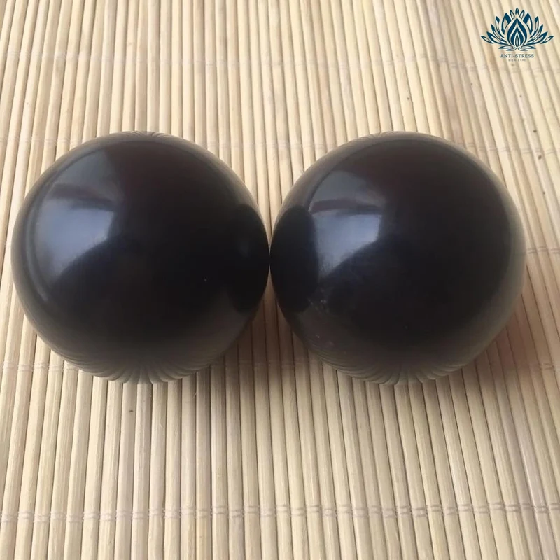 Boules chinoises anti-stress en pierre d'aiguille