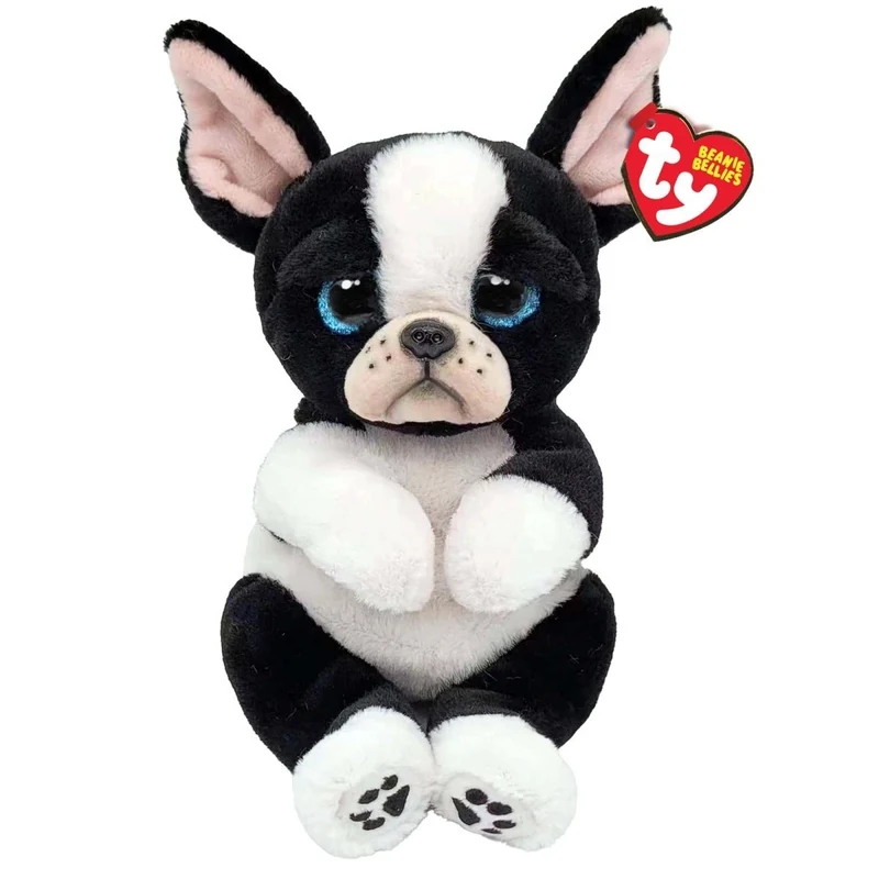 TY Beanie Bellies Dog Plush, Tink, 13 Inches, 1 Count