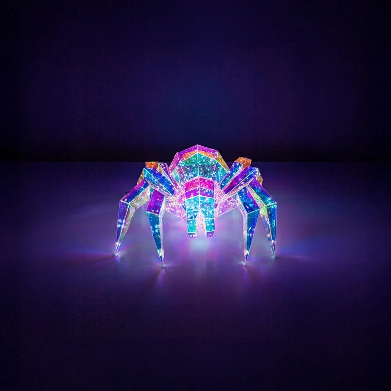 LED Laser Spider Sculpture, 1 Count