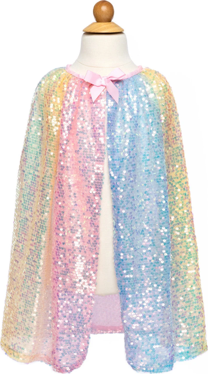 Great Pretenders Ombre Sequins Cape for Kids Size 4-6 Years
