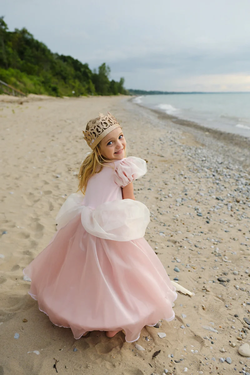 Great Pretender Antique Princess Gown in Light Pink Size 5-6
