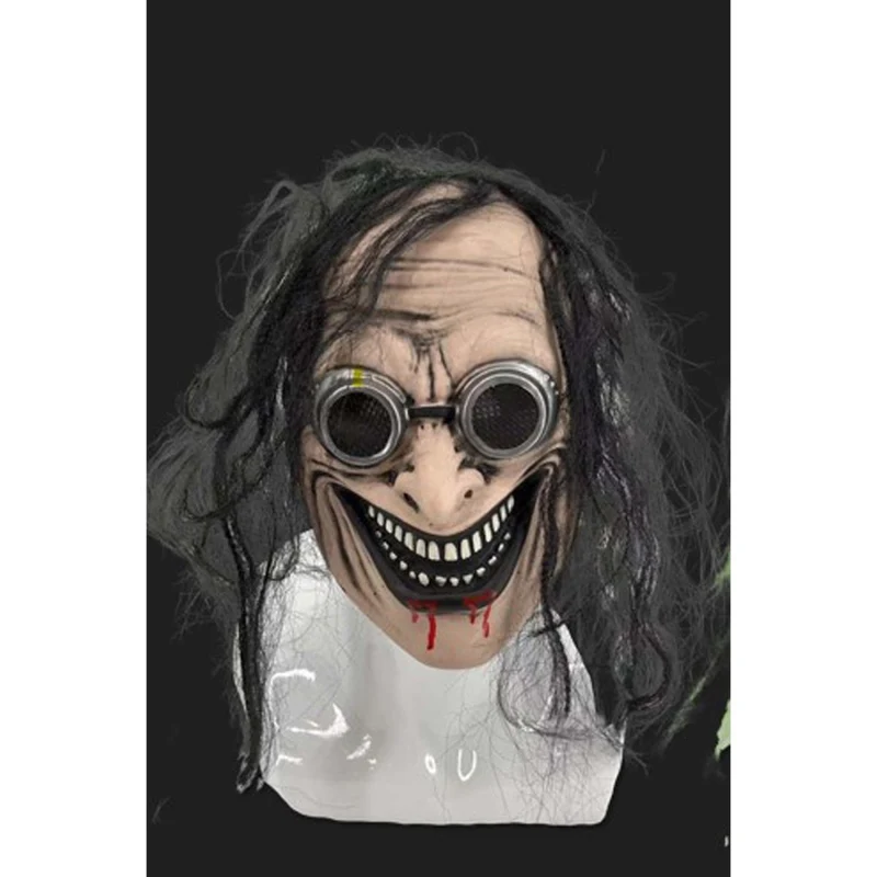 Black Mad Scientist Mask for Adults
