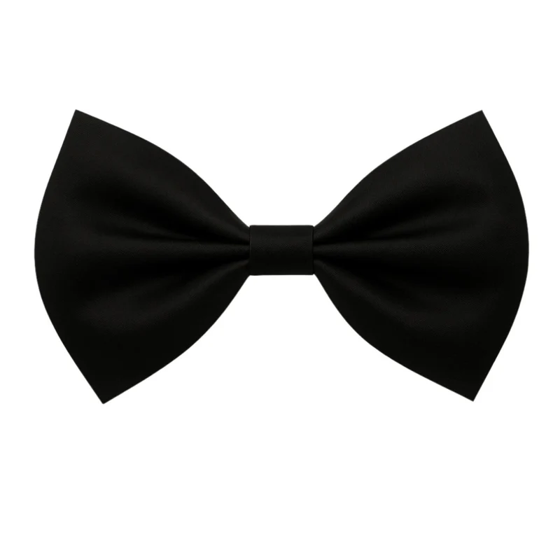 Black Bow Tie with Adjustable Strap, 1 Count