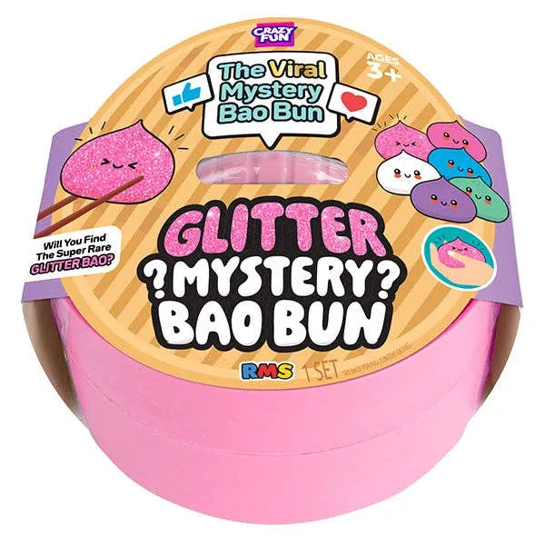 Crazy Fun Official Mystery Glitter Bao Bun – Rare Chase