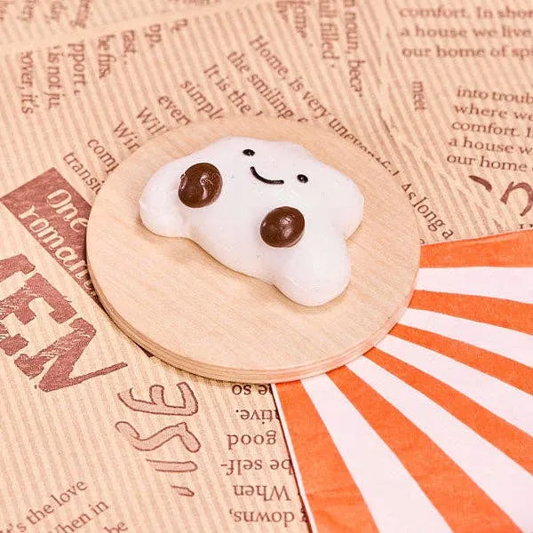 SqueezeSquad Taba Deluxe Premium Silicone Squishy Fidget Toy - Cloud Dumpling
